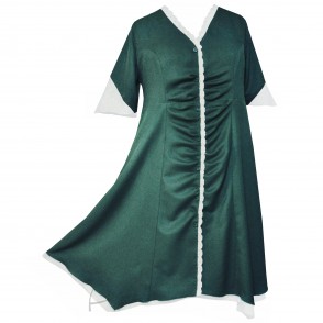 Malachitowa sukienka plus size