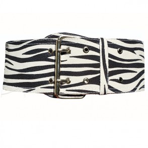 Pasek skórzany Zebra